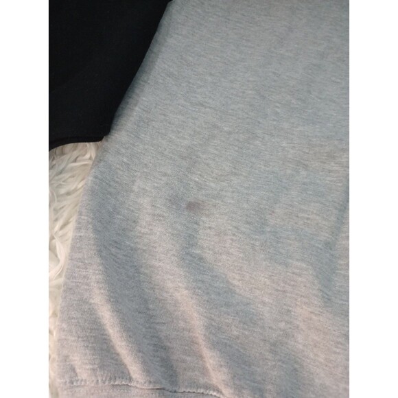 Badger Sport Gray/Black Accent Long Sleeve Pullover Hoodie Size L - Picture 11 of 11